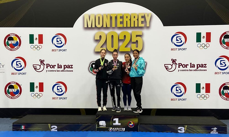 Destaca estudiante de la UAT en evento mundial de karate