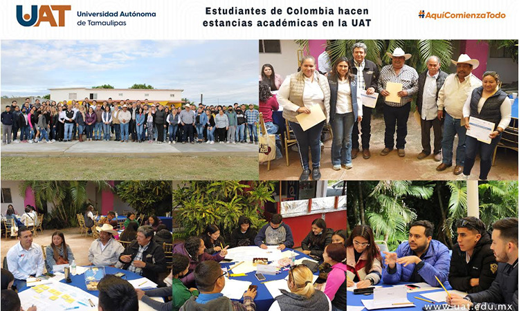 Estudiantes de Colombia hacen estancias académicas en la UAT